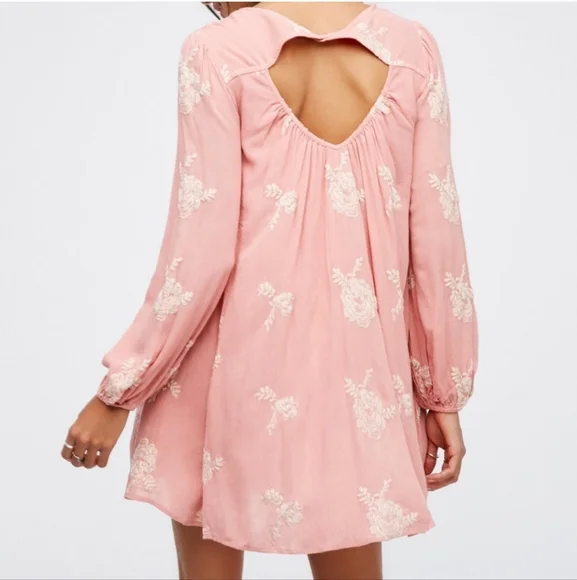 Altar'd State Embroidered Floral Dress, Size Small - Picture 2 of 7